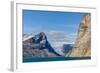 Snow-Capped Peaks and Glaciers in Icy Arm, Baffin Island, Nunavut, Canada, North America-Michael Nolan-Framed Photographic Print