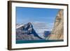 Snow-Capped Peaks and Glaciers in Icy Arm, Baffin Island, Nunavut, Canada, North America-Michael Nolan-Framed Photographic Print