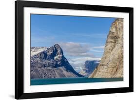 Snow-Capped Peaks and Glaciers in Icy Arm, Baffin Island, Nunavut, Canada, North America-Michael Nolan-Framed Photographic Print