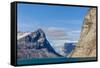 Snow-Capped Peaks and Glaciers in Icy Arm, Baffin Island, Nunavut, Canada, North America-Michael Nolan-Framed Stretched Canvas