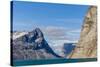 Snow-Capped Peaks and Glaciers in Icy Arm, Baffin Island, Nunavut, Canada, North America-Michael Nolan-Stretched Canvas