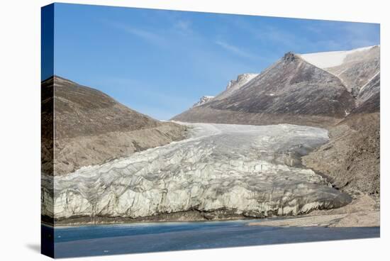 Snow-Capped Peaks and Glaciers in Icy Arm, Baffin Island, Nunavut, Canada, North America-Michael Nolan-Stretched Canvas