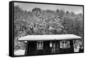 Snow Chalet-Craig Howarth-Framed Stretched Canvas