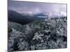 Snow Coats the Boreal Forest on Mt. Lafayette, White Mountains, New Hampshire, USA-Jerry & Marcy Monkman-Mounted Photographic Print