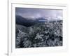 Snow Coats the Boreal Forest on Mt. Lafayette, White Mountains, New Hampshire, USA-Jerry & Marcy Monkman-Framed Photographic Print