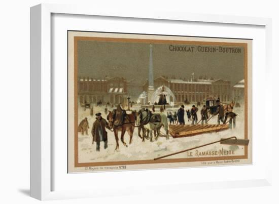 Snow Collector-null-Framed Giclee Print