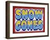 Snow Cones Distressed-Retroplanet-Framed Giclee Print