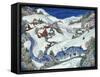 Snow Country-Bill Bell-Framed Stretched Canvas