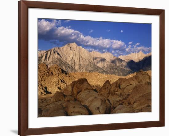 Snow-Covered Alabama Hills, California, USA-Dennis Flaherty-Framed Photographic Print