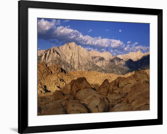 Snow-Covered Alabama Hills, California, USA-Dennis Flaherty-Framed Photographic Print