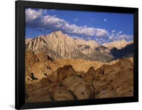 Snow-Covered Alabama Hills, California, USA-Dennis Flaherty-Framed Photographic Print