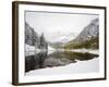 Snow Covered Aspens, Maroon Bells, Colorado, USA-Terry Eggers-Framed Photographic Print