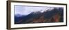 Snow Covered Autumn Colors of Stevens Pass, Mt. Baker National Forest, Washington, USA-Terry Eggers-Framed Photographic Print