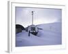 Snow Covered Barrels, Russia-Michael Brown-Framed Photographic Print