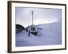 Snow Covered Barrels, Russia-Michael Brown-Framed Photographic Print