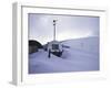 Snow Covered Barrels, Russia-Michael Brown-Framed Photographic Print