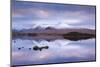 Snow Covered Black Mount Reflected in a Lochan, Rannoch Moor, Highland, Scotland. Winter (November)-Adam Burton-Mounted Photographic Print