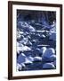 Snow covered boulders along the Hughes River, Shenandoah National Park, Virginia, USA-Charles Gurche-Framed Photographic Print