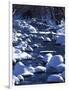 Snow covered boulders along the Hughes River, Shenandoah National Park, Virginia, USA-Charles Gurche-Framed Photographic Print