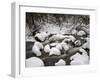 Snow-Covered Boulders and Flowing Creek, Glacier Creek, Rocky Mountain National Park, Colorado, USA-James Hager-Framed Photographic Print