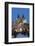 Snow-Covered Christmas Market and Tyn Church, Old Town Square, Prague, Czech Republic, Europe-Richard Nebesky-Framed Photographic Print