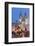 Snow-Covered Christmas Market and Tyn Church, Old Town Square, Prague, Czech Republic, Europe-Richard Nebesky-Framed Photographic Print