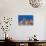 Snow-Covered Christmas Tree and Renaissance Buildings, Jihocesky, Czech Republic, Europe-Richard Nebesky-Photographic Print displayed on a wall