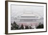 Snow Covered Forbidden City Palace Museum UNESCO World Heritage Site Beijing China-Christian Kober-Framed Photographic Print