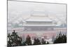 Snow Covered Forbidden City Palace Museum UNESCO World Heritage Site Beijing China-Christian Kober-Mounted Photographic Print