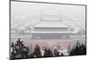 Snow Covered Forbidden City Palace Museum UNESCO World Heritage Site Beijing China-Christian Kober-Mounted Photographic Print