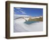 Snow Covered Frozen Viti (Hell) Crater Near Krafla Power Plant, Iceland, Polar Regions-Neale Clarke-Framed Photographic Print