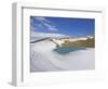 Snow Covered Frozen Viti (Hell) Crater Near Krafla Power Plant, Iceland, Polar Regions-Neale Clarke-Framed Photographic Print