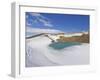 Snow Covered Frozen Viti (Hell) Crater Near Krafla Power Plant, Iceland, Polar Regions-Neale Clarke-Framed Photographic Print