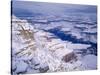 Snow Covered Grand Canyon, South Rim, Grand Canyon NP, Arizona-Greg Probst-Stretched Canvas