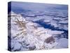 Snow Covered Grand Canyon, South Rim, Grand Canyon NP, Arizona-Greg Probst-Stretched Canvas