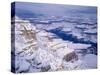 Snow Covered Grand Canyon, South Rim, Grand Canyon NP, Arizona-Greg Probst-Stretched Canvas