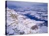 Snow Covered Grand Canyon, South Rim, Grand Canyon NP, Arizona-Greg Probst-Stretched Canvas