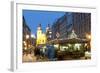 Snow-Covered Havelsky Trh During Christmas, Havelska Street, Prague, Czech Republic, Europe-Richard Nebesky-Framed Photographic Print