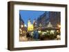 Snow-Covered Havelsky Trh During Christmas, Havelska Street, Prague, Czech Republic, Europe-Richard Nebesky-Framed Photographic Print