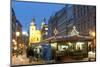 Snow-Covered Havelsky Trh During Christmas, Havelska Street, Prague, Czech Republic, Europe-Richard Nebesky-Mounted Photographic Print