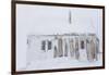 Snow Covered House, Tasiilaq, Greenland-Peter Adams-Framed Photographic Print