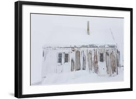 Snow Covered House, Tasiilaq, Greenland-Peter Adams-Framed Photographic Print