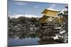 Snow-covered Kinkaku-ji (Temple of the Golden Pavilion) (Rokuon-ji), UNESCO World Heritage Site, Ky-Damien Douxchamps-Mounted Photographic Print