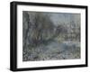 Snow-Covered Landscape, 1870-1875-Pierre-Auguste Renoir-Framed Giclee Print