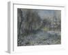 Snow-Covered Landscape, 1870-1875-Pierre-Auguste Renoir-Framed Giclee Print