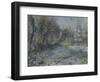 Snow-Covered Landscape, 1870-1875-Pierre-Auguste Renoir-Framed Giclee Print