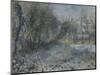 Snow-Covered Landscape, 1870-1875-Pierre-Auguste Renoir-Mounted Giclee Print