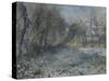 Snow-Covered Landscape, 1870-1875-Pierre-Auguste Renoir-Stretched Canvas