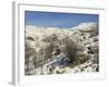 Snow Covered Landscape on Mount Hermon, Israel, Middle East-Simanor Eitan-Framed Photographic Print