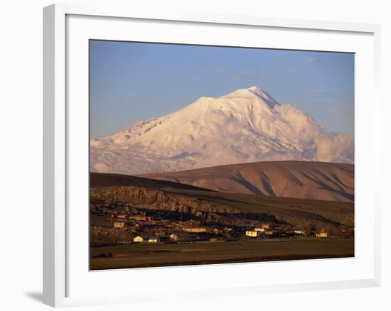 Snow Covered Mount Ararat, 5165M, Armenia, Anatolia, Turkey Minor, Eurasia-Woolfitt Adam-Framed Photographic Print